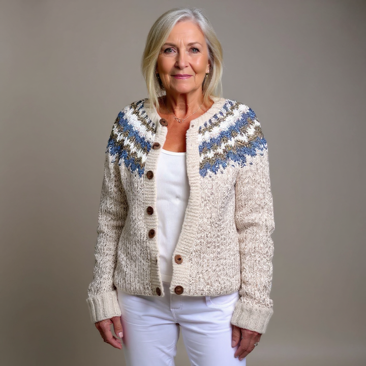 Cardigan Islandais Vintage Peyton
