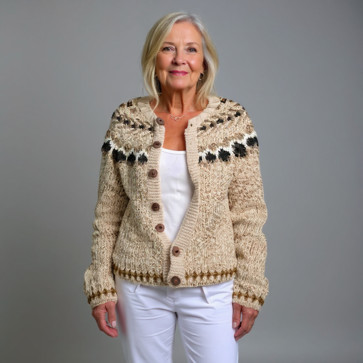 Cardigan Islandais Vintage Aubree