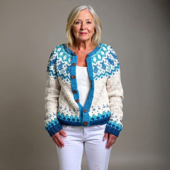 Cardigan Islandais Vintage Eva