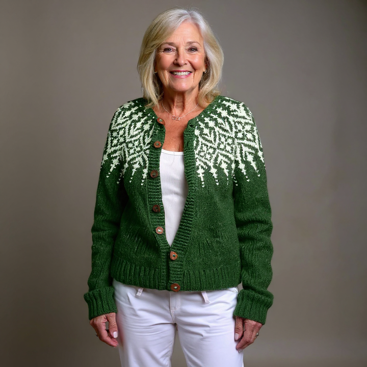 Cardigan islandais vintage Brienne