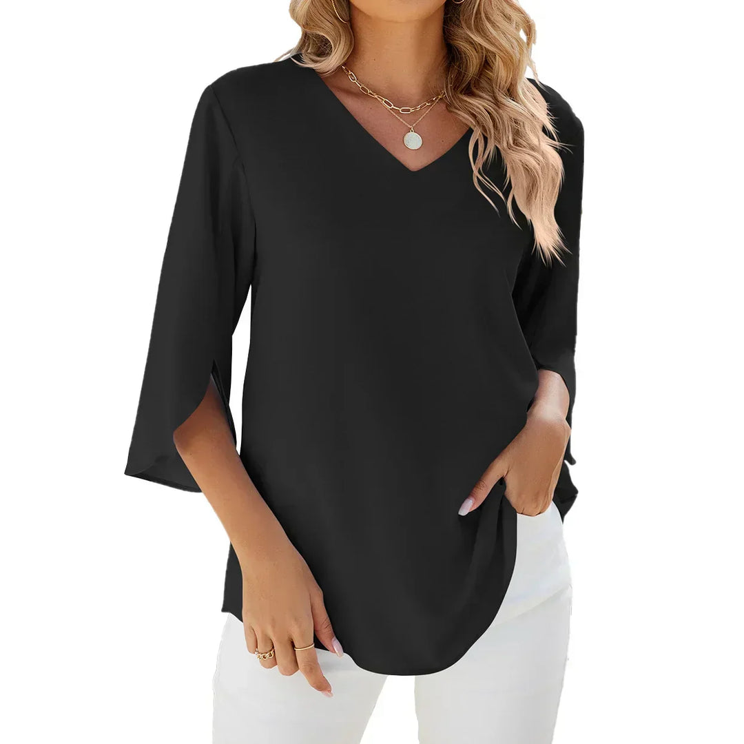 Arlet | Blouse Élégante et Douce à Col en V pour Femme