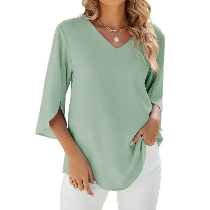 Arlet | Blouse Élégante et Douce à Col en V pour Femme