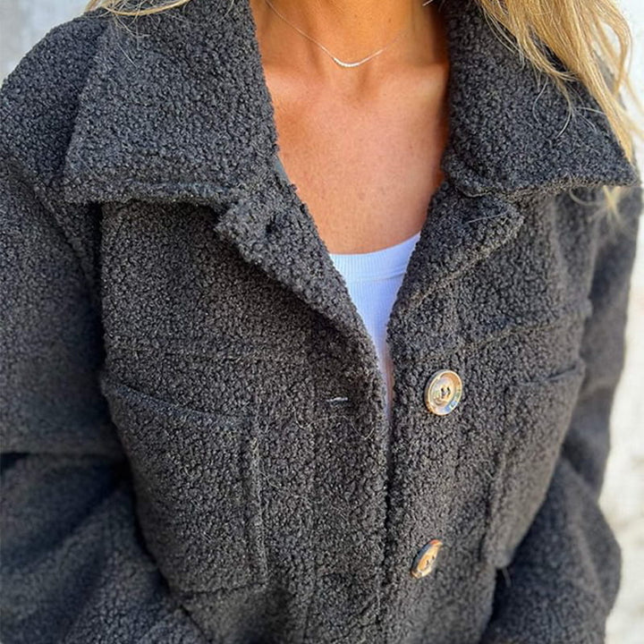 Aisling | Manteau mi-saison coupe droite pour femme