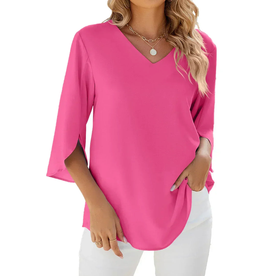 Arlet | Blouse Élégante et Douce à Col en V pour Femme