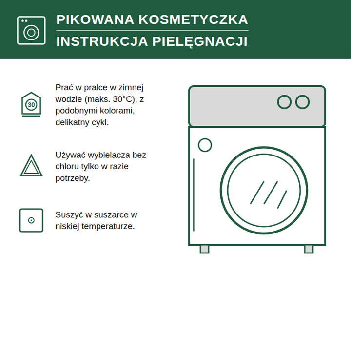 Quiltowana kosmetyczka z marzycielskimi płatkami