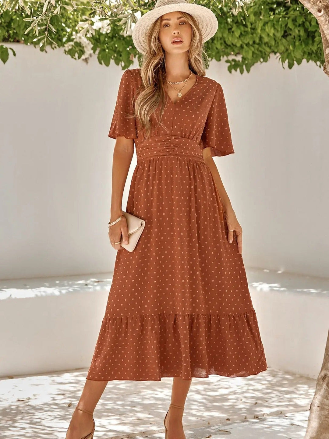 Remi | Damska sukienka maxi w stylu boho o zwiewnym kroju