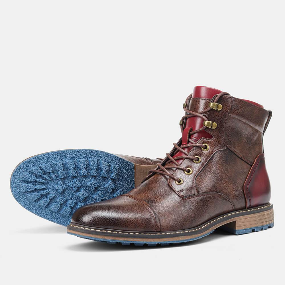Ethan | Skórzane Botki Oxford Artisanales