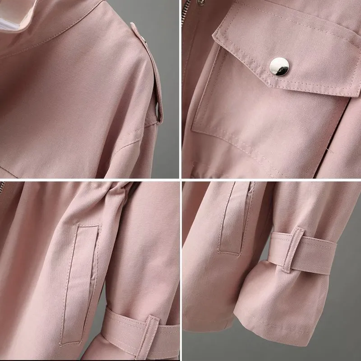 Yara | Manteau trench à coupe ajustée pour femme