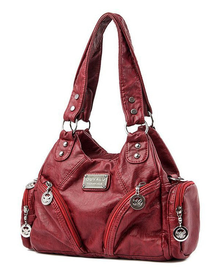 Skórzana torebka typu messenger w stylu vintage