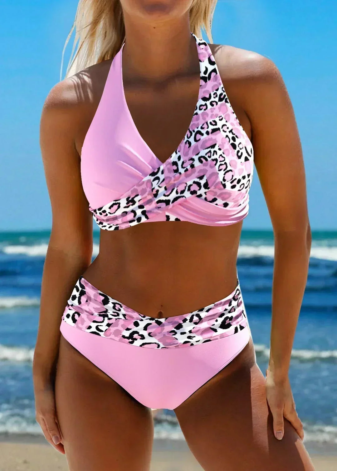 Eleonora - Bikini z krzyżowym paskiem