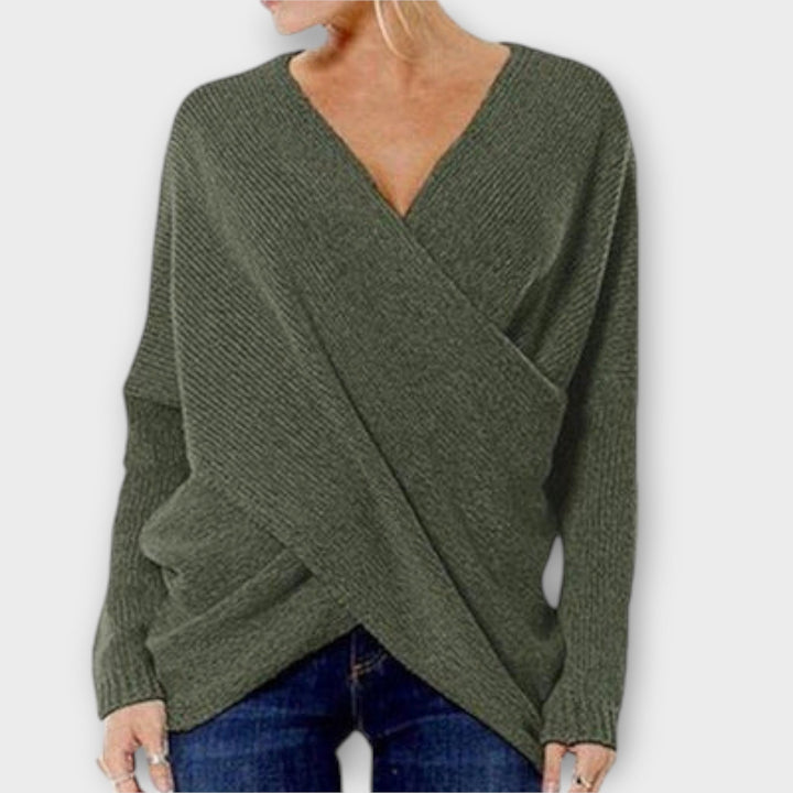Léonie de Paris™ - Pull à col en V